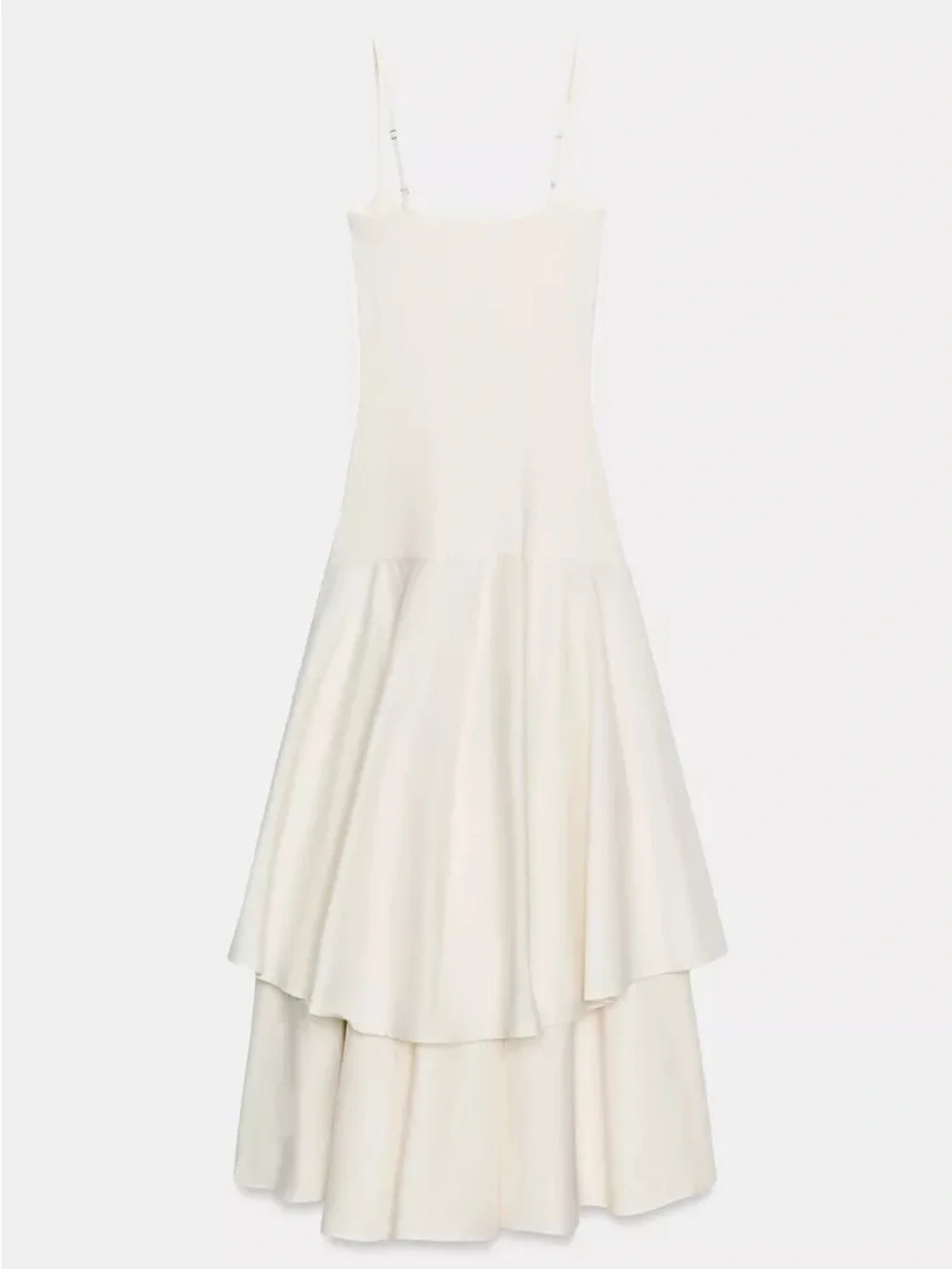 ZARA RUFFLED COMBINATION DRESS - Picture 7 of 9